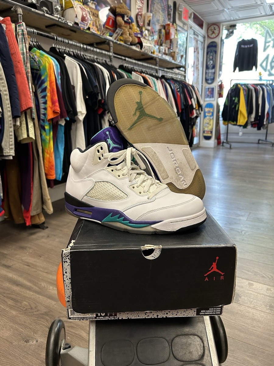 air jordan grape 5s lightly worn Air Jordan 5 Retro “Grape Fresh Prince” main image 4