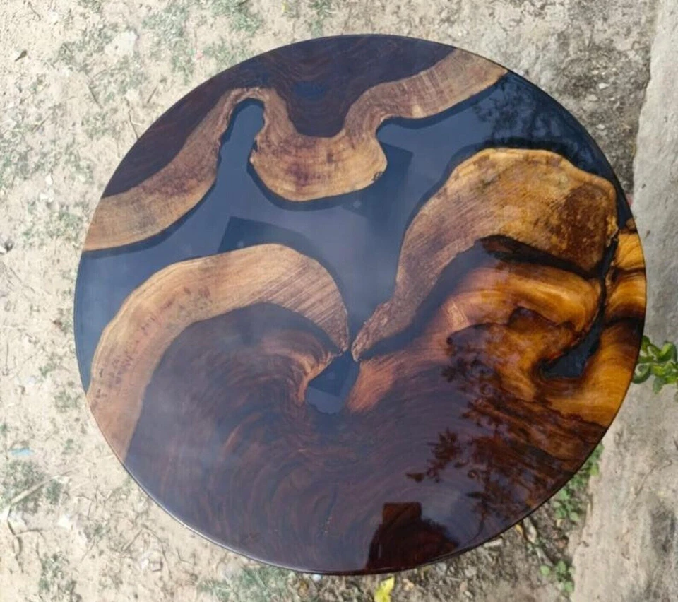 Round Table top , Epoxy Coffee Table, Outdoor Resin Table, Hallway Dine Table - Image 2 of 4