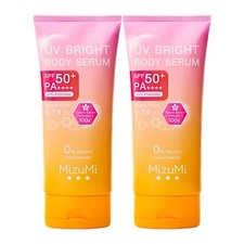 Mizumi UV Bright Body Serum SPF50 PA   Anti-Pollution Aging 2x180ml Sunscreen