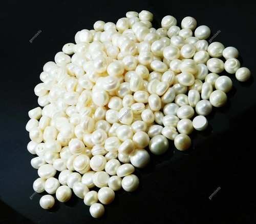 Cabochon Cut Natural White Pearl Lot 555 Carat Loose Gemstone CERTIFIED - Picture 4 of 16