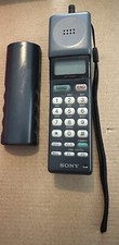Vintage Sony CM-H333 Mars Bar Mobile Phone W/ Extra Battery UNTESTED 
