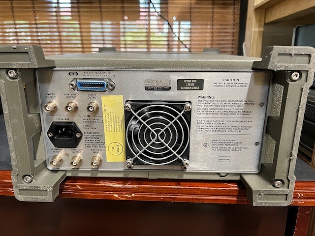 HP 8590A 1Mhz - 1.5Ghz Spectrum Analyzer Opt. 001 | eBay