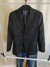 H  M Unique Poly Blend Tuxedo JACKET COAT 38 R Slim