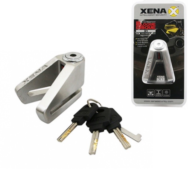 Antivol Xena X1 bloque disque de 6mm avec une résistance maximale contre l'azote liquide