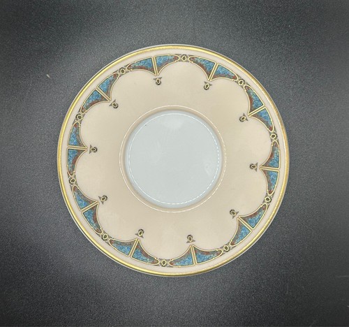 Vintage Goebel Mucha Cup & Saucer Artis Orbis Mucha Feather Art Nouveau - Picture 5 of 7