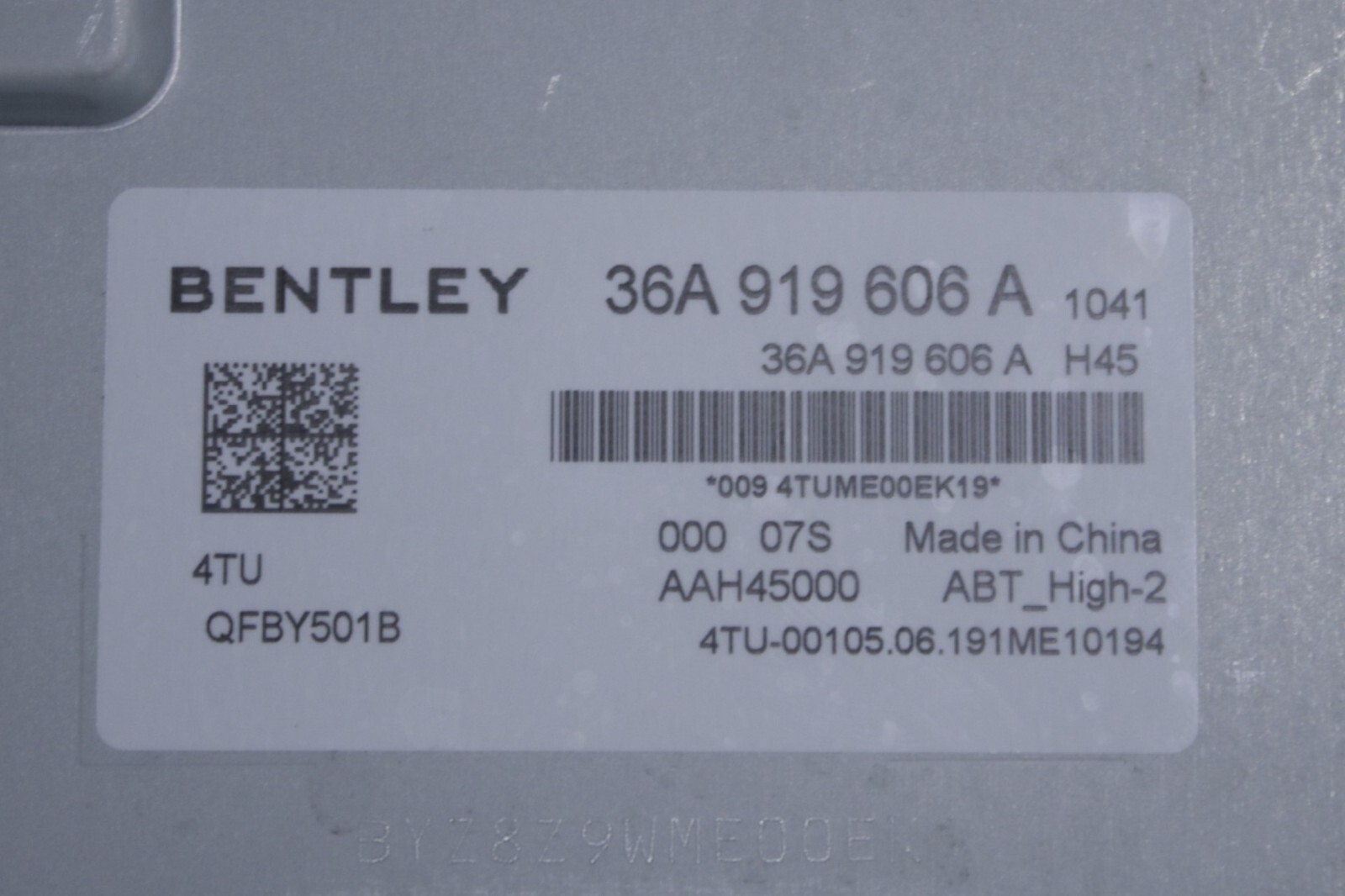 Bentley Bentayga Front Information Navigation Display Screen 2017 - 2020 OEM
