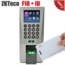 ZKTeco F18 TCP/IP  ID Biometric Fingerprint Time Attendance Door Access Control