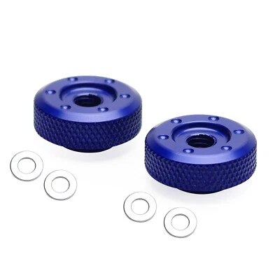 Écrous de réglage de chaîne bleu pour Honda Dax 125 Z125 CT125 Super Cub C125 - Photo 1/4