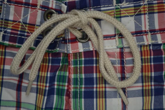 Ralph Lauren Hombres Multicolor Cuadros Bañador Corto/Naranja Poni Nuevo con Etiquetas-Grande Foto 2 de 4