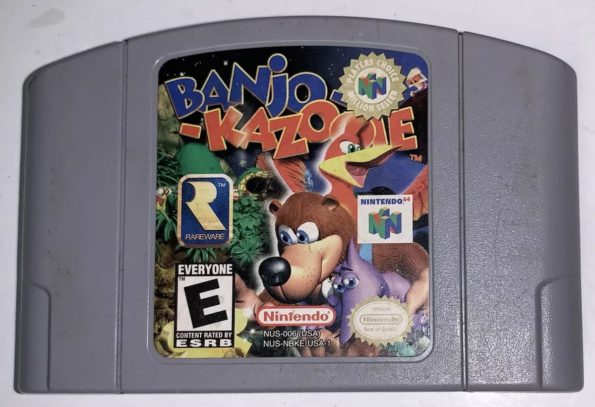 N64 Banjo-Kazooie Nintendo 64 Game Authentic Cartridge Only Tested