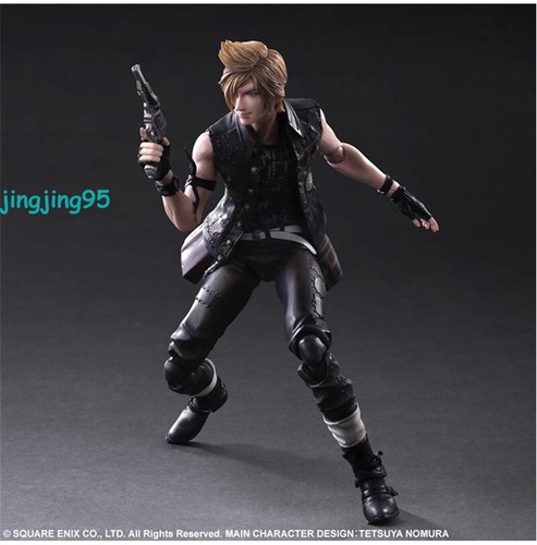Play Arts Final Fantasy XV Prompto Argentum Action Figure Model Toy 11in Gift - Picture 2 of 11