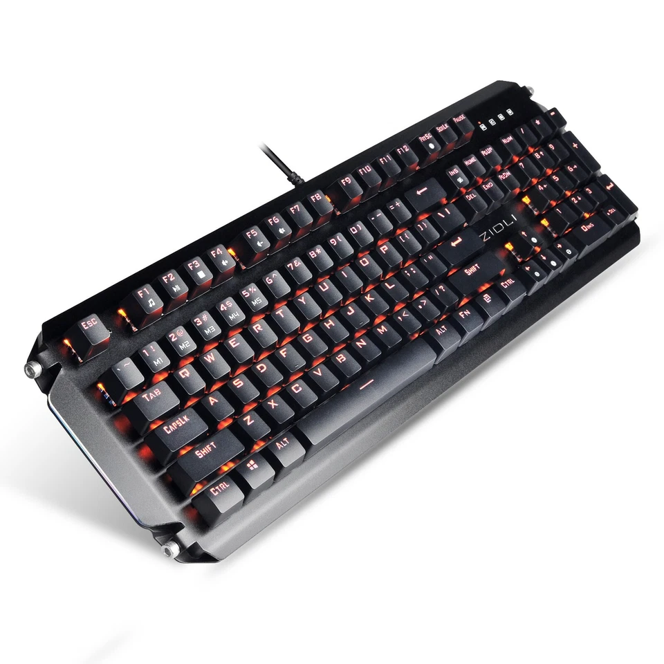 BEST VALUE Optical Mechanical Gaming Keyboard ZIDLI ZGK01,Orange Backlight - Image 3 of 4