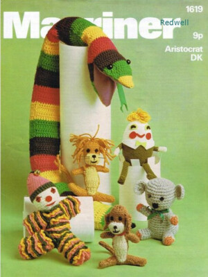 Strick- & Häkelanleitung Kopie 0406. Spielzeug - 6 Designs