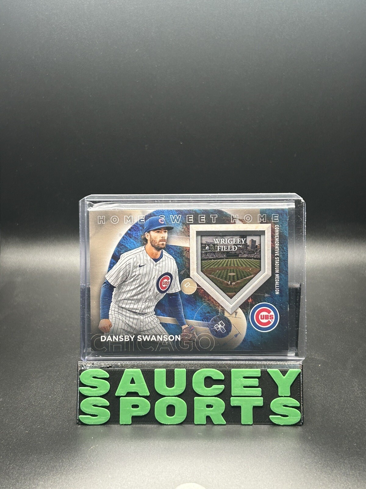 Topps 2024 Series 1 Dansby Swanson Home Sweet Home Gold /75 Chicago Cubs #HSH-DS