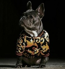 French Bulldog Hoodie Dog Clothes Warm Sport Cozy Patterned Pet Puppy Pugs Coat