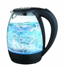 1.8QT Electric Glass Kettle With 360° Swivel Base Fast Boiling,1200 W