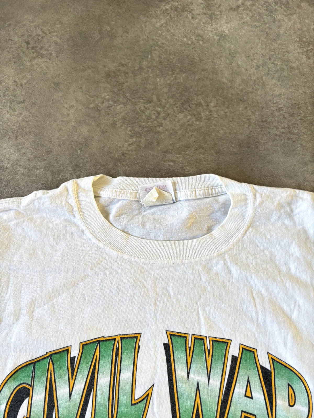 Oregon Ducks VS Beavers T-Shirt Mens XL Civil War Vintage Tee, White image 8