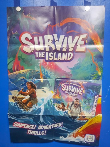Póster plegable 36"x 24" Survive The Island - Imagen 1 de 2
