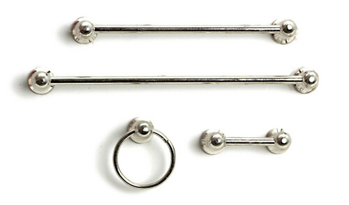 Dolls House Towel Rails Chrome Modern Bathroom Miniature 1:12th Scale TSM)