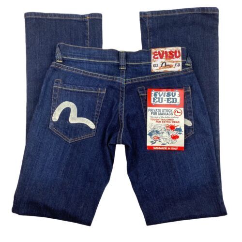 Seven7 Jeans Men's 38x32* Blue Flex Stretch Denim Pants Whiskers