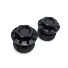39mm Black Anodized Fork Tube Cap Bolt For Harley Sportster 1200 883 XL 1987-16