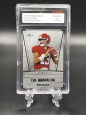 TUA TAGOVAILOA 2020 LEAF ROOKIE SILVER 1ST GRADED RC ALABAMA/DOLPHINS GEM 10