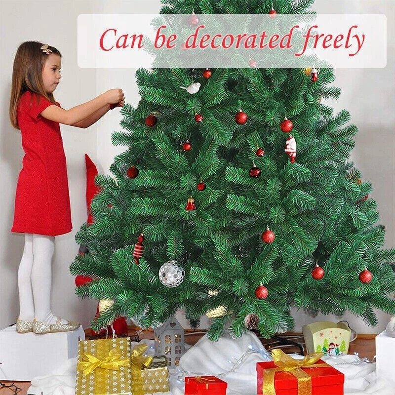 120cm Christmas Tree Traditional Artificial Large Bushy Xmas Tree Metal Stand - Image 3 of 4