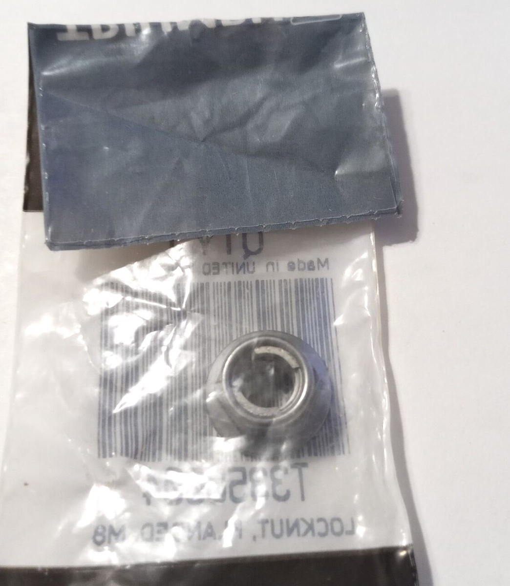 Triumph Bonneville, Scrambler NOS M8X1.25 Flanged Locknut T3350004