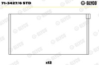 Pleuellager Glyco 71-3427/6 STD FüR 911 Porsche 964 Targa Speedster Carrera