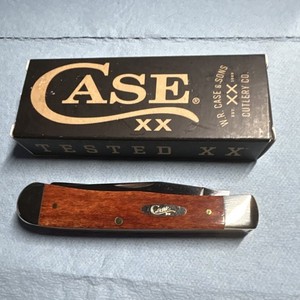 Case XX Trapper 28707 Chestnut Bone 2-Blade Manual Slipjoint SS Clip/Spey