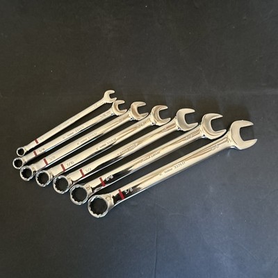 Vintage Kobalt Combo Wrench Set Of 7 SAE 1/4,5/16,3/8,7/16,1/2,3/16,5/8 