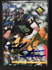 1994 Classic Pro Line Live Auto /2100 Todd Steussie Auto RC Rookie Vikings