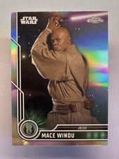 Topps Star Wars Chrome 2023 Refractor #43 Samuel L. Jackson as Mace Windu