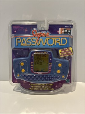 2000 Hasbro Super Password Handheld Electronic Game Tiger Electronics