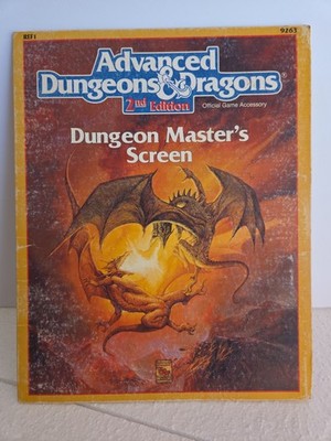 AD&D 2nd Edit. Dungeon Master Screen. - G