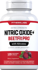Nitric Oxide Beet Root Capsules  With Nitrates  120 Count  by Fitness Labs