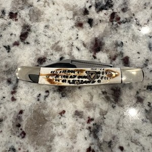 Eagle Edge Vintage 3-Blade Pocketknife Bone Handle Clip Spey Sheepsfoot