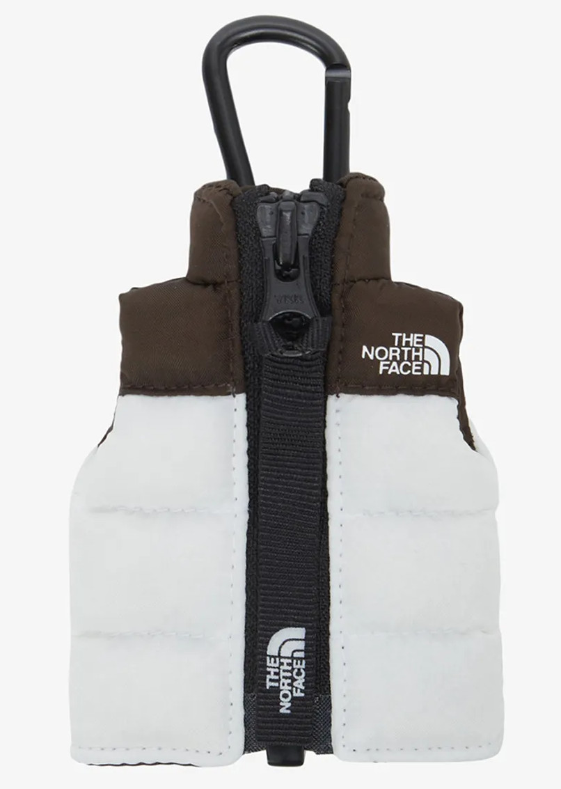 The North Face Nuptse Vest Keyring Bag Keychain Accessory White NWT NA5AR03F 8190₽