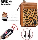 Wallet Credit Card Holder for Women RFID Blocking Slim Minimalist Genuine Leathe — photo 3