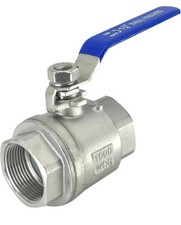 1-1/4" NPT Full Port Heavy Duty Ball Valve Stainless Steel 304 Water Oil  Gas