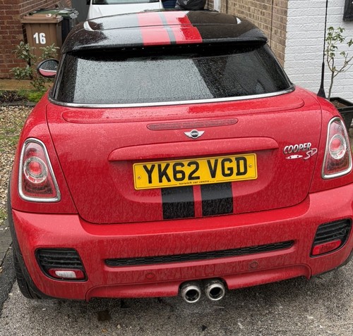 🔥TAILGATE & SPOILERS 🔥 BOOT MINI COUPE R58 RED & BLACK 2 DOOR COUPE ...