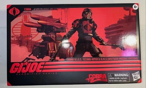*NEW* G.I. JOE CLASSIFIED SERIES "COBRA H.I.S.S. TECHNO-VIPER & H.M.S. #111" SET