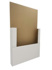 50 Pack Vinyl Record Shipping Mailing Box Mailers, 12.5" x 12.5" x 2", Perfec...
