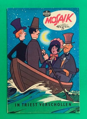 WIPA Mosaik Digedags Nr. 87 In Triest verschollen 1964 Z. 1-2 sehr gut