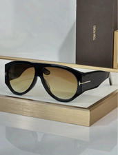 SUPER SALE - Tom Ford Bronson TF1044 60 12-140 Unisex Sunglasses Dark HavanaTea