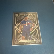 2021 Panini Obsidian Aurelien Tchouameni Electric Etch Contra #93 card