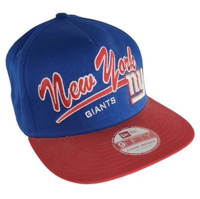 New Era 9FIFTY A-Frame New York Giants NFL Snapback Cap Blau Rot Football Cappy
