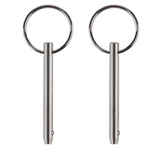 2 Pack Quick Release Pin, Diameter 3/16"(4.8mm), Overall Length 2"(51mm), Usable