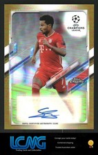 2020-21 Topps Chrome UEFA UCL Serge Gnabry Autographs Gold Refractor #/50 R7X