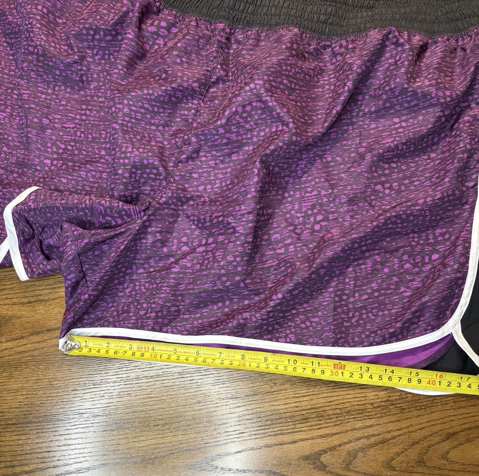 Pantalones Cortos Mujer Talla 5X Púrpura Pull On Rendimiento Elastizados Bolsillo Interior Activo Foto 4 de 4